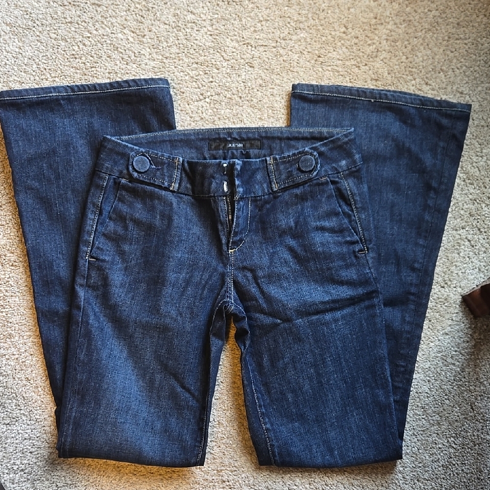 Joe's Jeans Dark Blue Flare & Wide Leg Jeans